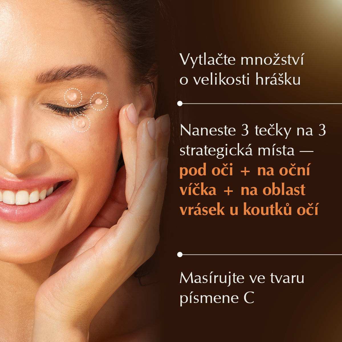 Rufolia PRO periorbitální oční emulze - Krém na oční kontury – Rozjasněte, zpevněte a hydratujte oční okolí – Nové složení s manjisthou, aloe vera, lotosem a niacinamidem