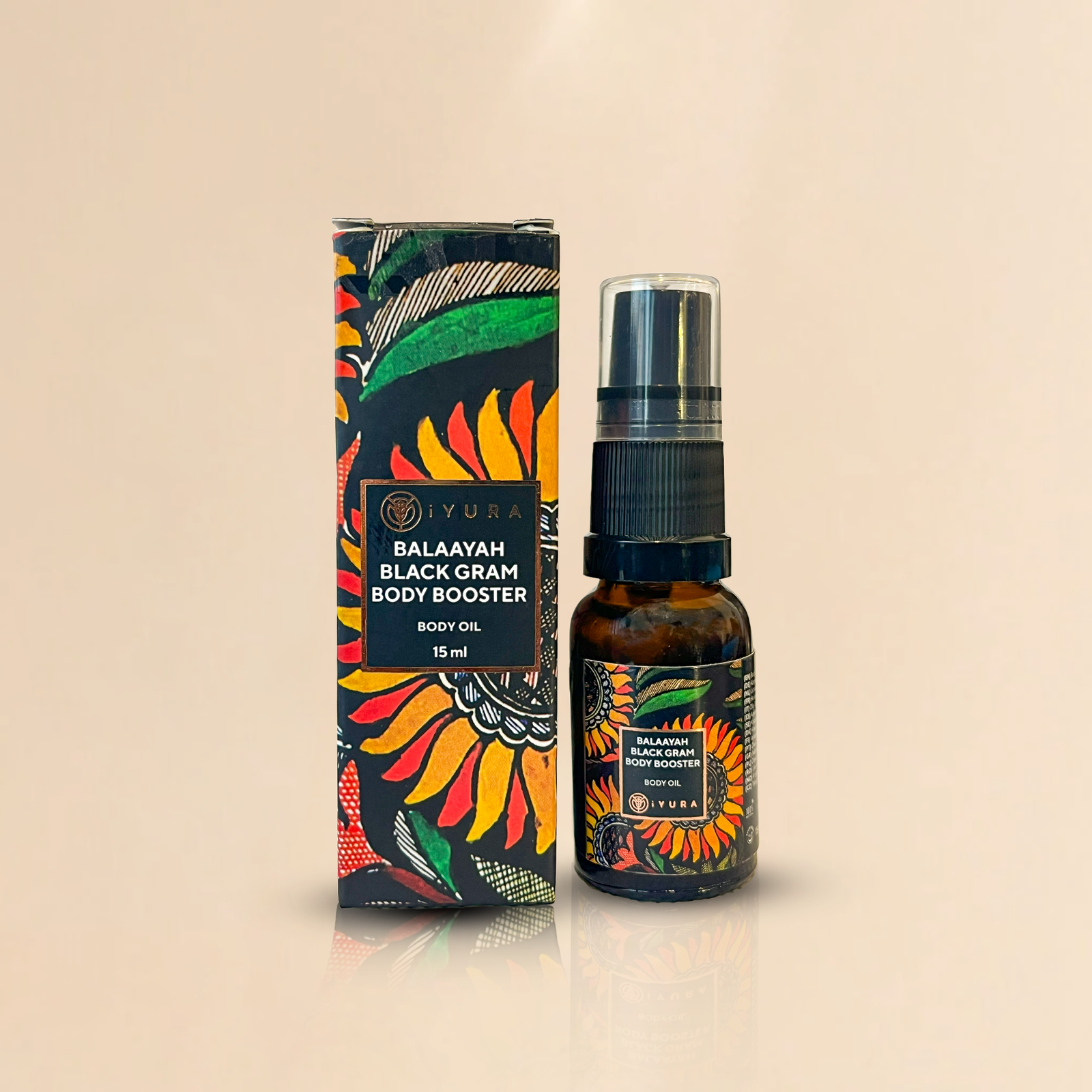 Mini Balaayah Posilující Tělový Olej s černou čočkou (Mini Balaayah Black Gram booster)