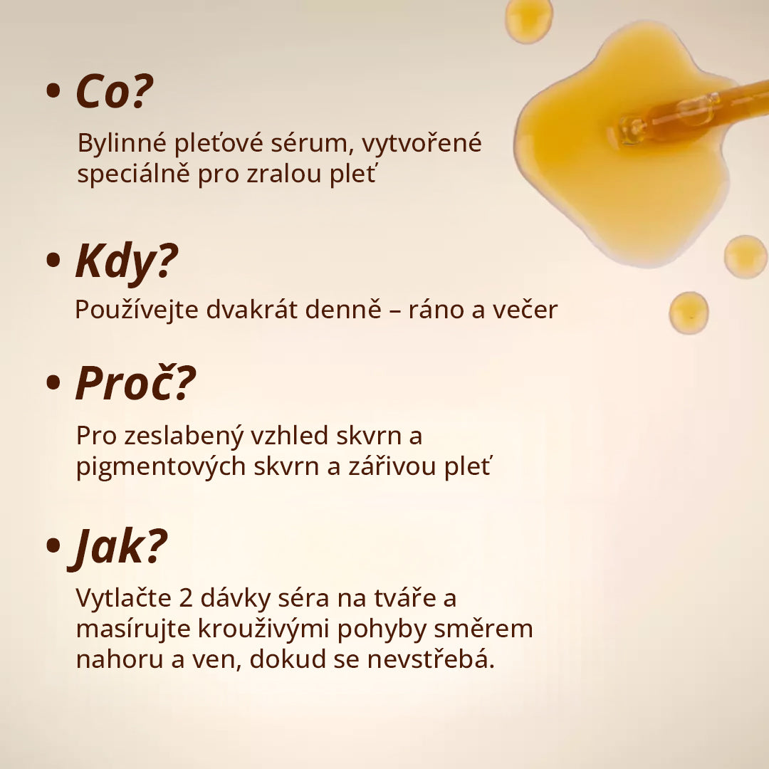 Golden Years Pleťové Sérum (Golden Years Face Serum)